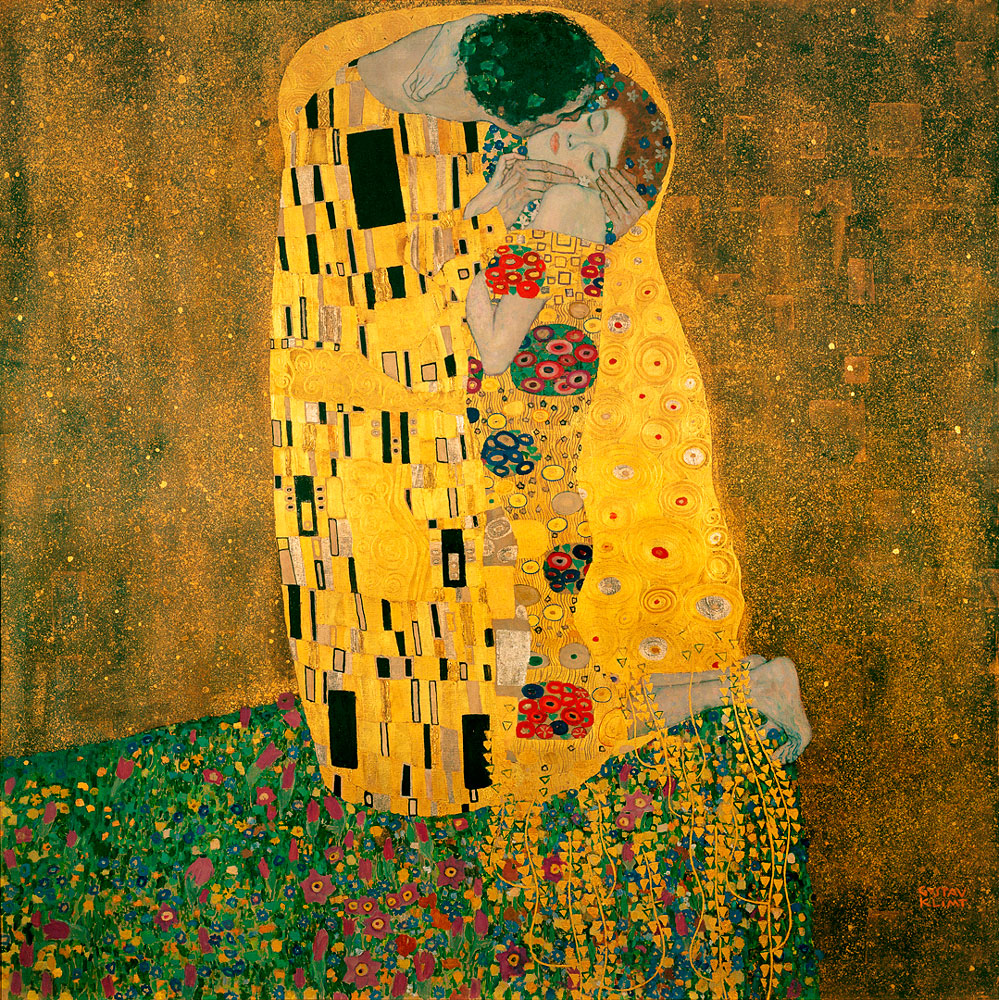 Gustav Klimt Kisses